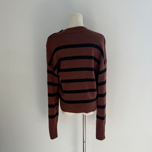 Paige Zofia Wool Blend Striped Sweater | Womens Size Small - Picture 3 of 5